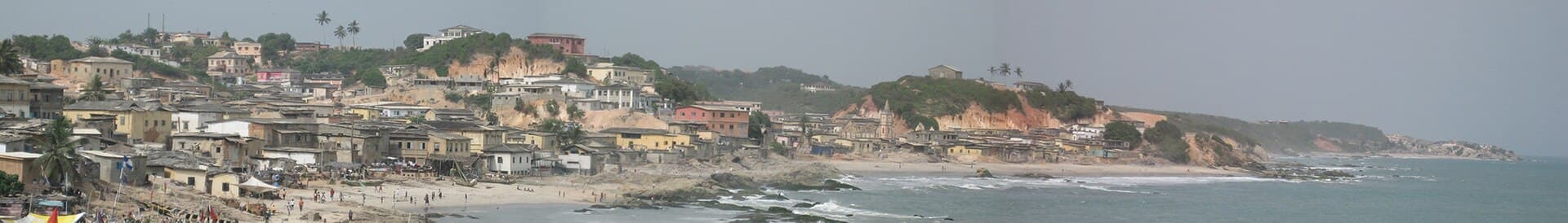 View from Cape Coast Castle
