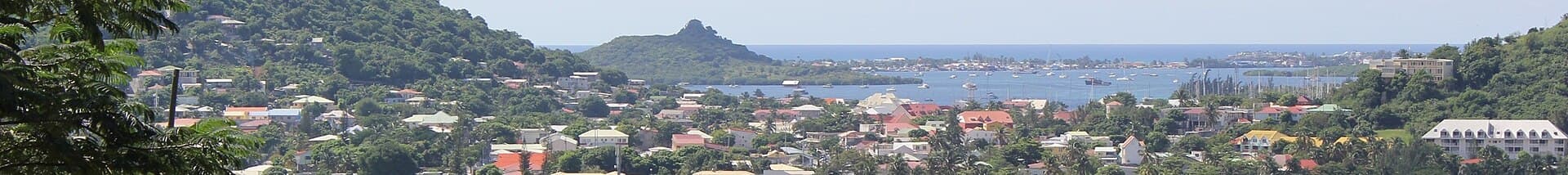 Looking down towards the harbour